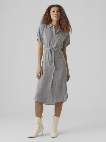 Vêtements Vmbumpy Ss Calf Shirt Dress Wvn Ga Noos pour Accessoires - Vero Moda - Modalova