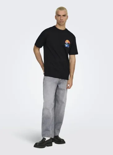 Vêtements ONSPALM DAYS PRINT RLX SS TEE pour Accessoires - Only & Sons - Modalova