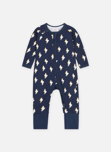 Pyjama bébé velours à zip double sens motif Tigre Jaune Dim ZIPPY ®