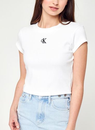 Vêtements Ck Rib Cropped Slim Tee pour Accessoires - Calvin Klein Jeans - Modalova