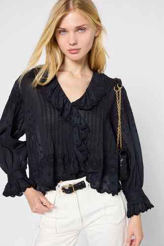Chemise en coton à broderies - URTIZ - Gerard Darel - Modalova
