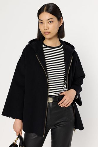 Veste à capuche en laine double face - SOLENE - Gerard Darel - Modalova