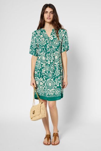 Robe courte à imprimé végétal - Gerard Darel - Modalova