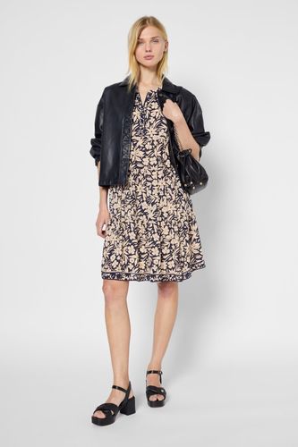 Robe courte et droite à fleurs - PETAL - Gerard Darel - Modalova