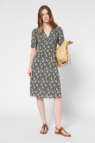 Robe courte et cintrée à fleurs - PAGET - Gerard Darel - Modalova