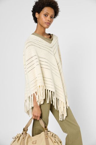 Poncho en maille ajourée - JERI - Gerard Darel - Modalova