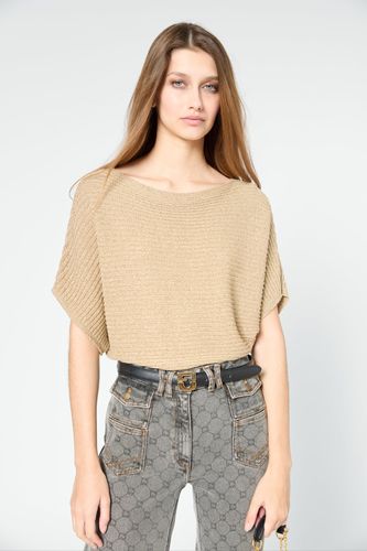 Pull doré échancré - JENA - Or - Gerard Darel - Modalova