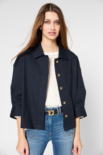 Veste courte et large en coton - RISELA - Gerard Darel - Modalova