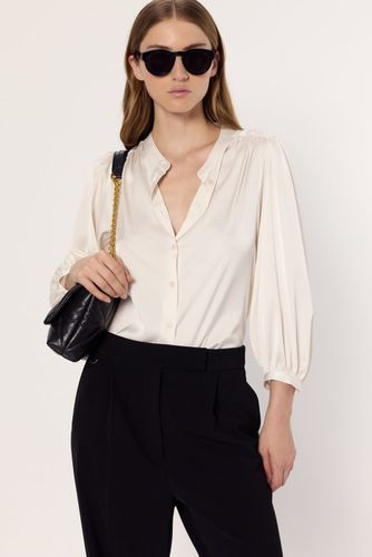 Chemise en satin - ALICIA - Ecru - Gerard Darel - Modalova