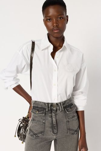 Chemise en coton uni à blason - ALIX - Gerard Darel - Modalova