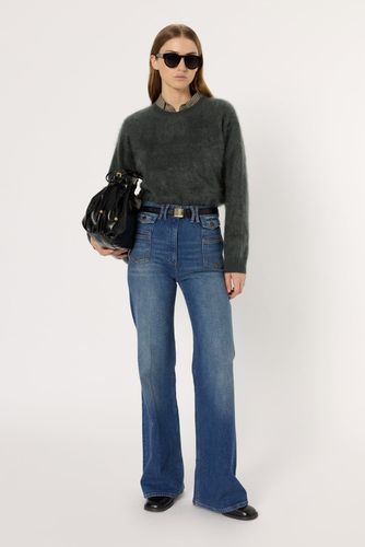 Pull à col rond en cachemire duveteux - ELINA - Gerard Darel - Modalova