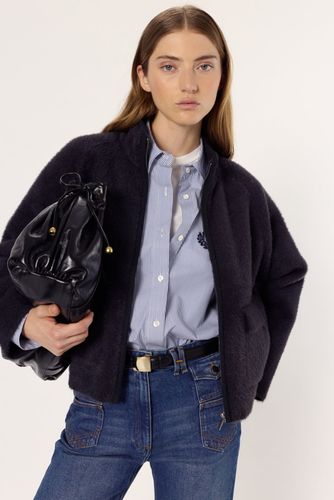 Gilet zippé poilu - ELVIRA - Gerard Darel - Modalova