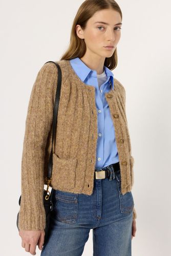 Gilet ajusté en laine et alpaga - ELUANA - Gerard Darel - Modalova