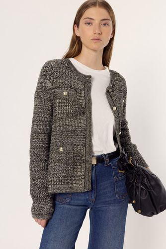 Gilet esprit tweed à lurex - EDELINE - Gerard Darel - Modalova