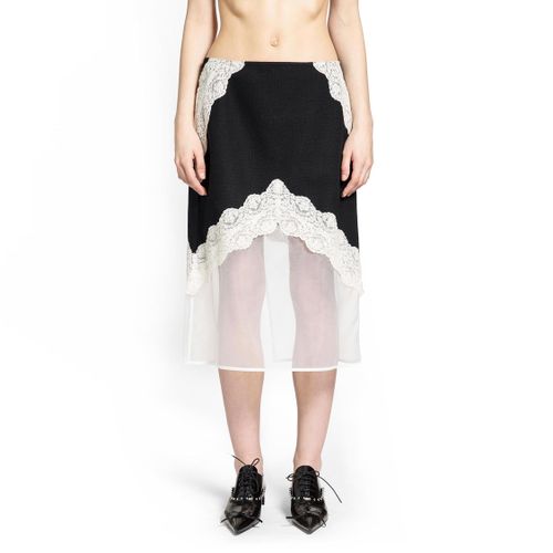 Wool Canvas Skirt - JIL SANDER - Modalova