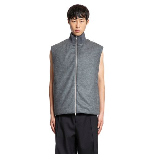 Gilet imbottito in lana Melton - JIL SANDER - Modalova
