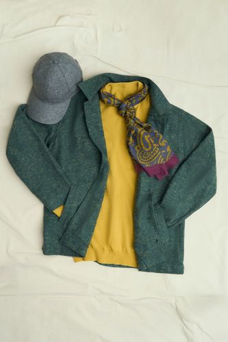 Upcycled Wool Grey Light Baseball Cap - Neem London - Modalova