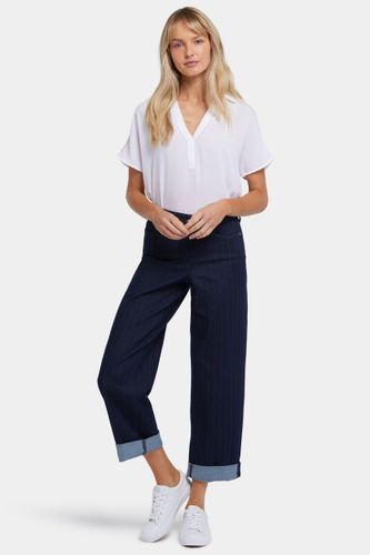 Jeans Jemma Barrel Ankleà taille haute avec revers de 2 | - Nydj - Modalova