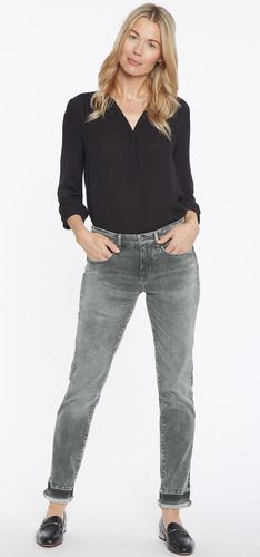 Margot Girlfriend Jeans Premium Denim Gris | - Nydj - Modalova