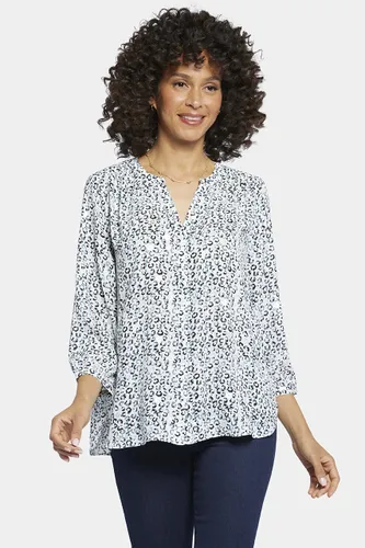 Pintuck Blouse Imprimé Animal | - Nydj - Modalova