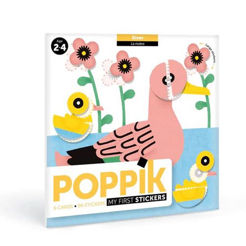 Baby River 6 Cards With 96 Stickers - POPPIK - Modalova