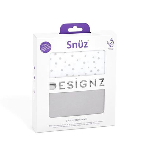 Pack Crib Fitted Sheets - Spot - Snuz - Modalova