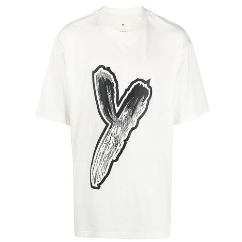 Mens Graphic Logo T-shirt Small - Y-3 - Modalova