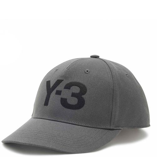 Y-3 Mens Logo Cap Grey Osfm - Y-3 - Modalova