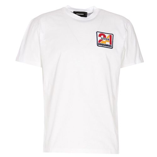 Mens Logo Patch T-shirt L - DSQUARED2 - Modalova
