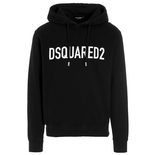 Dsquared2 Mens Logo Hoodie Black L - DSQUARED2 - Modalova