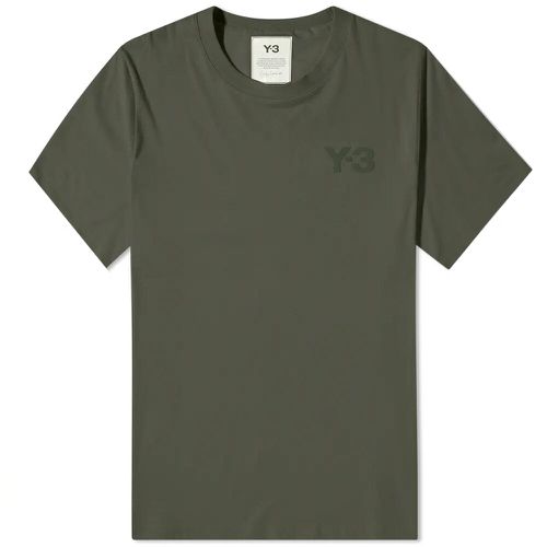 Y-3 Mens Classic T-shirt Green L - Y-3 - Modalova