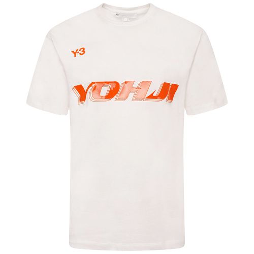 Mens Graphic Print T-shirt M - Y-3 - Modalova