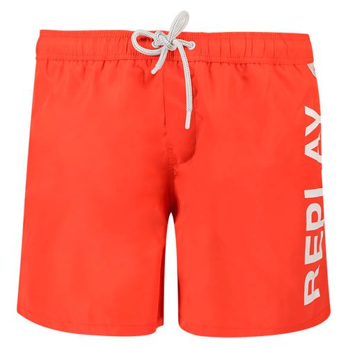 Mens Logo Swim Shorts L - Replay - Modalova