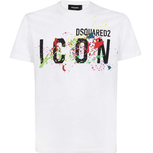 Mens Icon Splash T-shirt XXL - Dsquared2 - Modalova