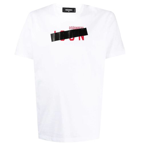 Men's Tape Detail Icon T-shirt L - Dsquared2 - Modalova