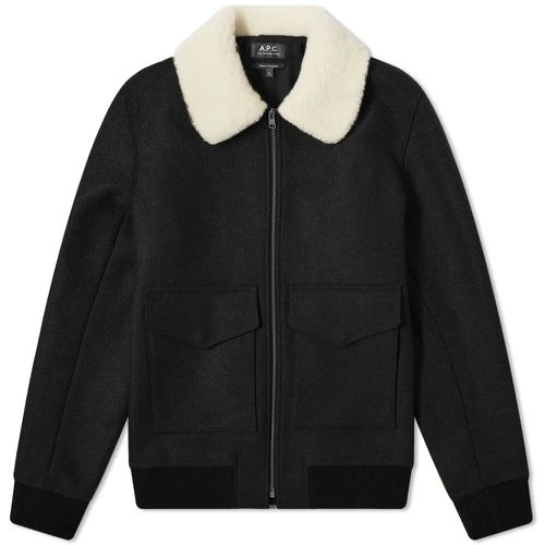 A.P.C Men's Wool Jacket Black XL - A.p.c - Modalova