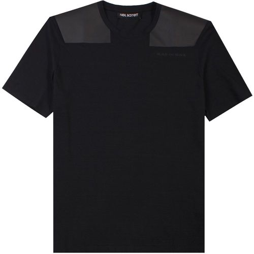 Men's Leather Patch T-Shirt - S - Neil Barrett - Modalova