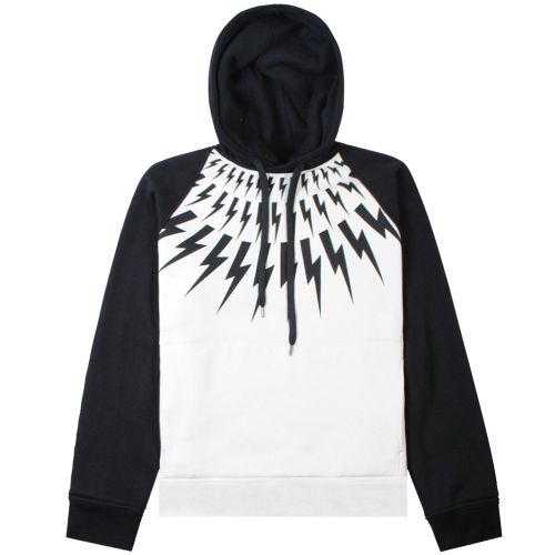Men's Meteorites Lightning Bolt Hoodie S - Neil Barrett - Modalova