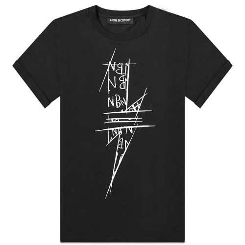 Men's Graphic Lighting Print T-shirt M - Neil Barrett - Modalova