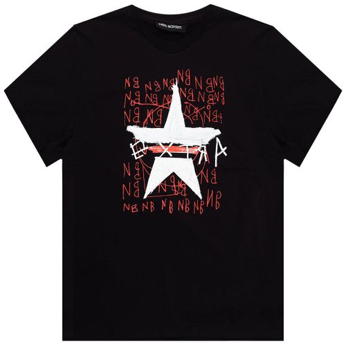 Men's Star Painted T-shirt L - Neil Barrett - Modalova