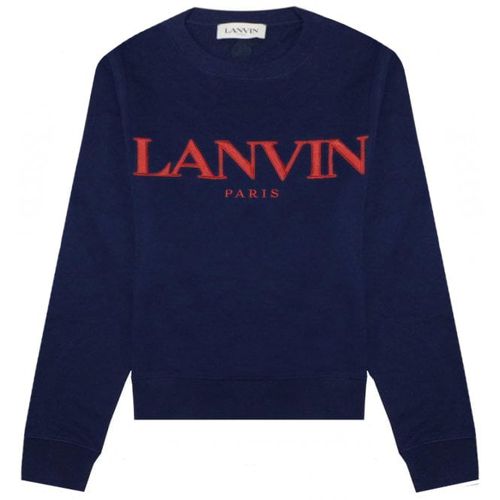 Men's Embroidered Sweater - S - Lanvin - Modalova