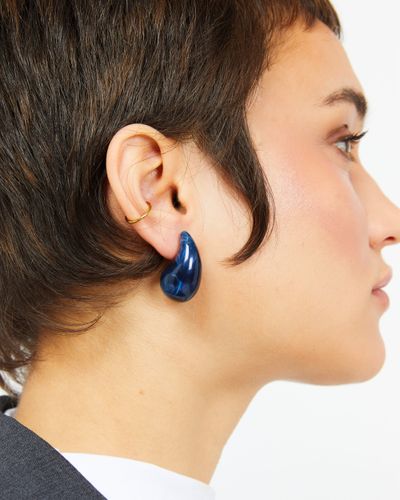 Kiwi boucles d'oreilles en goutte d'eau - Misako - Modalova