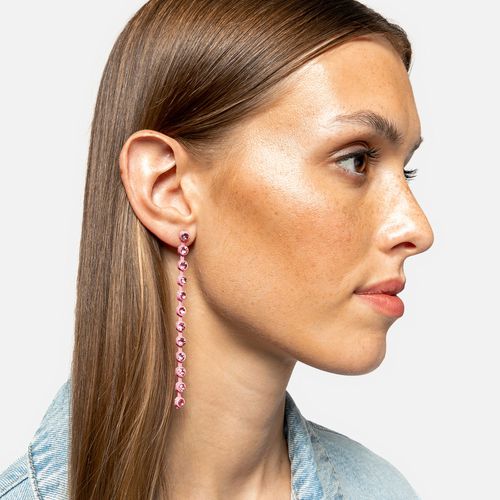 Petalo Boucles d'oreilles longues avec strass en - Misako - Modalova