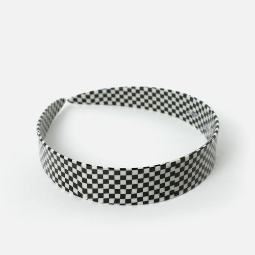 Checker Bandeau large avec motif à carreaux - Misako - Modalova