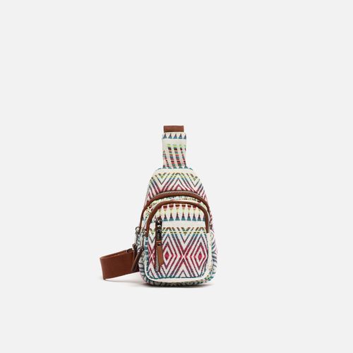 Nomitien Petit sac banane imprimé jacquard - Misako - Modalova