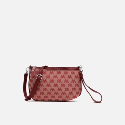 Mongra Petit sac à bandoulière avec imprimé monogramme - Misako - Modalova