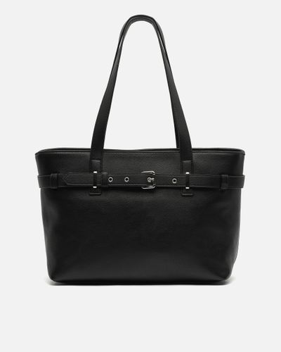 Zivan sac shopper avec détails sur le devant et poche pour ordinateur portable (13,3") - Misako - Modalova