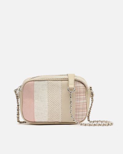 Larenito petit sac à bandoulière effet raphia - Misako - Modalova