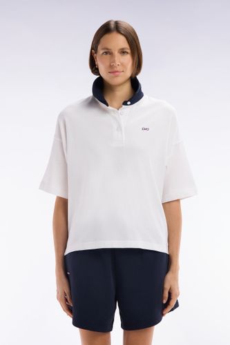 Maillot À Manches Courtes En Coton Pima Coupe Décontractée - Eden Park - Modalova