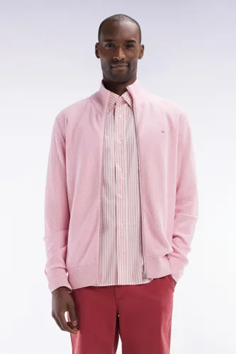 Cardigan Zippé En Coton Nid D'abeille Coupe Droite - Eden Park - Modalova